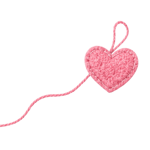 Corazón tejido
